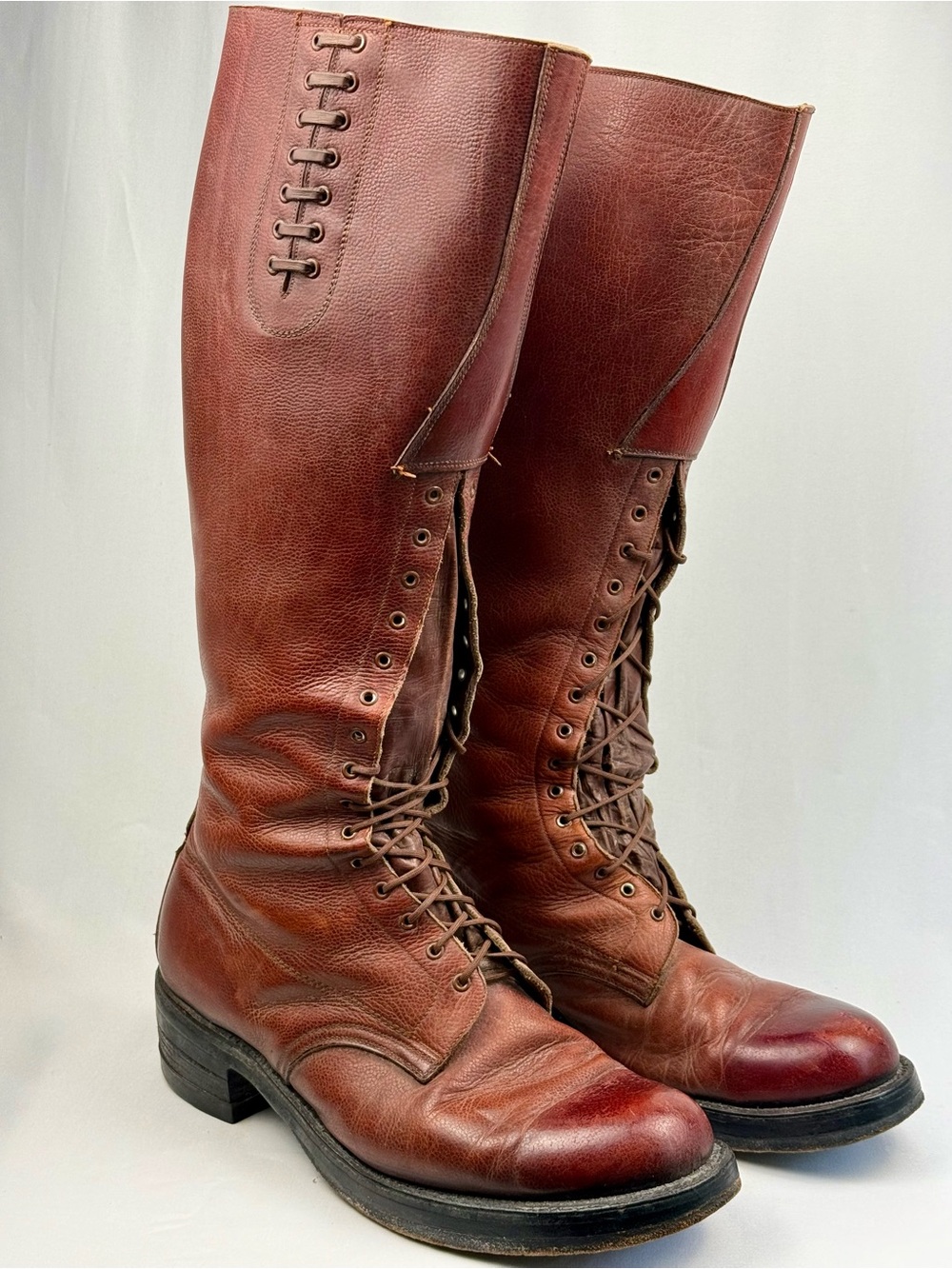 Vintage RCMP Strathcona Riding Boots –w/ Vintage Stirrups – Men’s 11